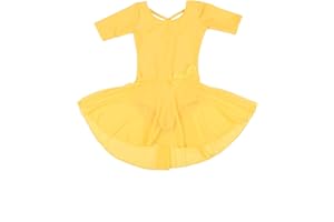 Leveret Kids Girls Skirt Leotard Long Sleeve Size Toddler-X-Large (2-14 Years) Variety of Colors