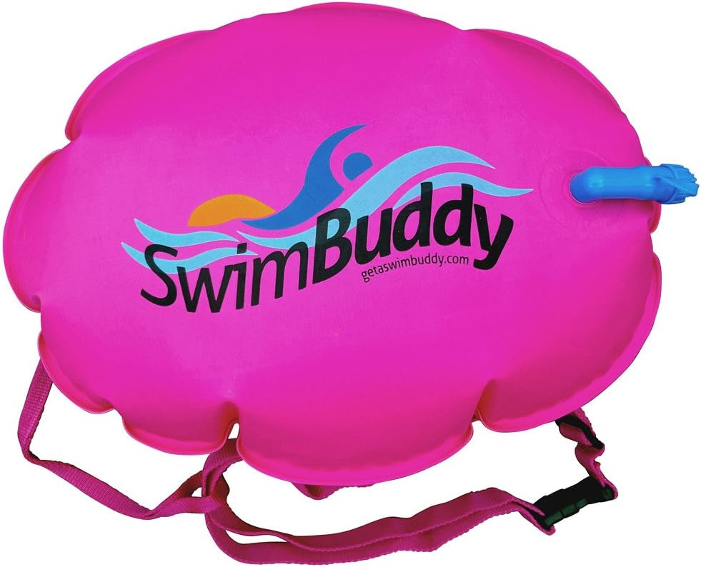 Swim Buddy Racer II Pink Personal Swim Float for Open Water Swimming