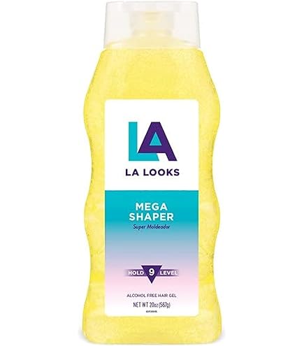 Amazon.com : L.A. Looks Mega Shaper Hair Gel - Hold 9 Level - 20