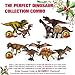 Kids Imaginative Dinosaurs Small & Large Plastic Assorted Toy Dinosaurs | 12 Piece Set, 5-7