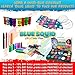 Hair Chalk Comb Temporary Hair Dye Hair Color Brush for Kids - 6 Colors Set of 3 pcs - Boys & Girls/Perfect Gift Idea