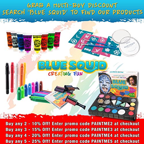 Купить Blue Squid Face Paint Kit Professional Best Quality Painting
