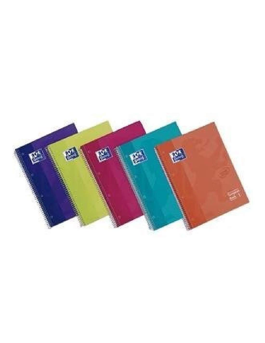 Oxford Notebooks brand model SPIRAL NOTEBOOK EBOOK 5 EXTRADING COVER DIN A4+ 120 H HORIZONTAL COLOURS ASSORTED TOUCH