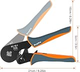 Preciva Ferrule Crimping Tool 0.08-16mm² AWG 28-5 Self-Adjusting Ratchet view 6