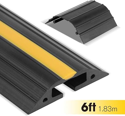 Amazon Com Floor Cord Protector Stageek 6 Ft Floor Cable Cover