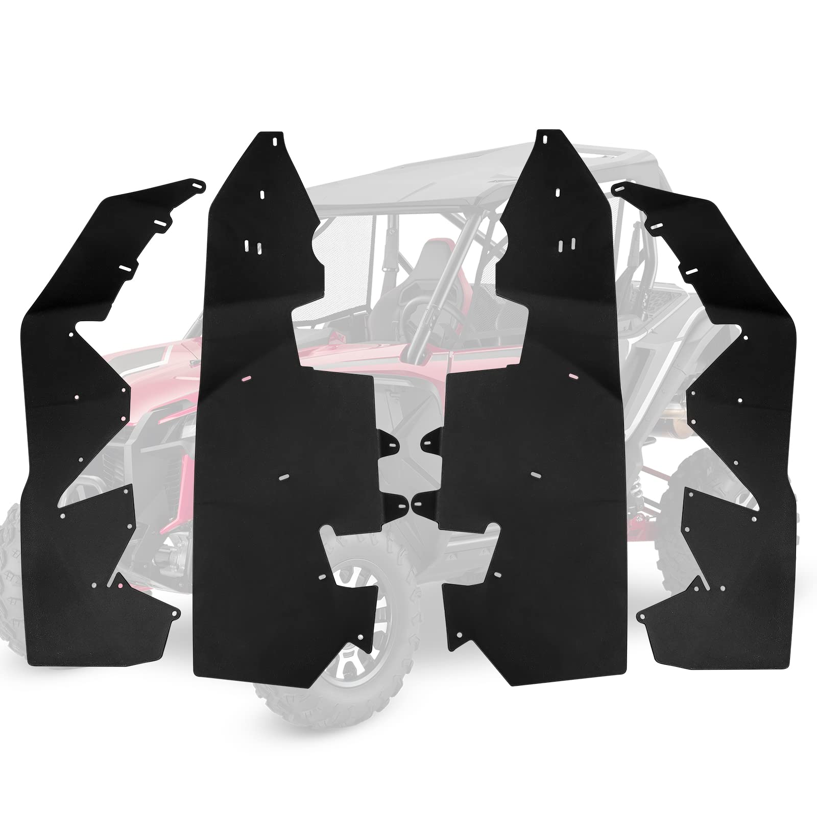 KEMIMOTO UTV Fender Flares Extensions Compatible