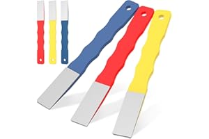 12 Pcs Diamond Sharpening Hones Set, Diamond File Knife Sharpener, 220/400/600 Grit Flat Hand File with Non Slip Handle for K