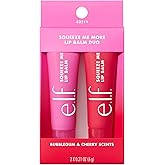 e.l.f. Squeeze Me More Lip Balm Duo, Moisturizing Balm For A Sheer Tint Of Colour, Made With Hyaluronic Acid, Vegan & Cruelty