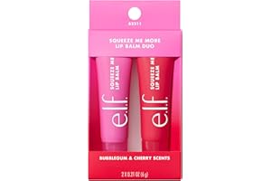 e.l.f. Squeeze Me More Lip Balm Duo, Moisturizing Balm For A Sheer Tint Of Colour, Made With Hyaluronic Acid, Vegan & Cruelty
