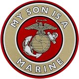 Amazon.com: My Son is a Marine Lapel Pin, Red Gold Black, 1 inch ...