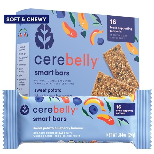 CEREBELLY TODDLER BARS – ORGANIC SWEET POTATO BLUEBERRY...