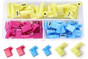 Right angle female crimp connectors with flag shaped terminals designed for stable and secure For electrical connections in t