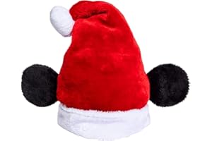 Disney Christmas Holiday Hat - Mickey Mouse Santa Hat with, Red, Size One Size