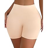 Atarla High Waisted Shapewear Shorts for Women Tummy Control Slip Shorts Under Dresses Smoothing Boyshort Underwear