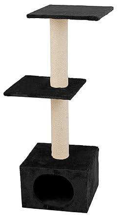 Karlie Kratzbaum Smaragd, 35 x 35 x 103 cm, schwarz