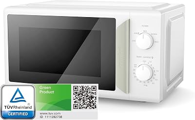 COMFEE' 700W 19L Mini Microwave Oven, Compact Design & InverTech
