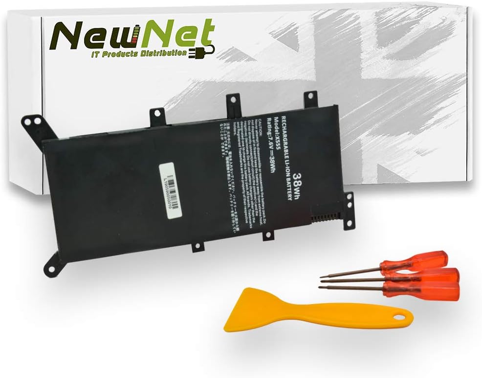 newnetgl Batteries - 4900mAh Laptop Battery compatible with ASUS A555LD A555LP F555LA F555LJ F555LN F555LP K555LA A555LN K555LN K555LP