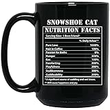 Lovesout Funny Snowshoe Cat Nutritional Facts