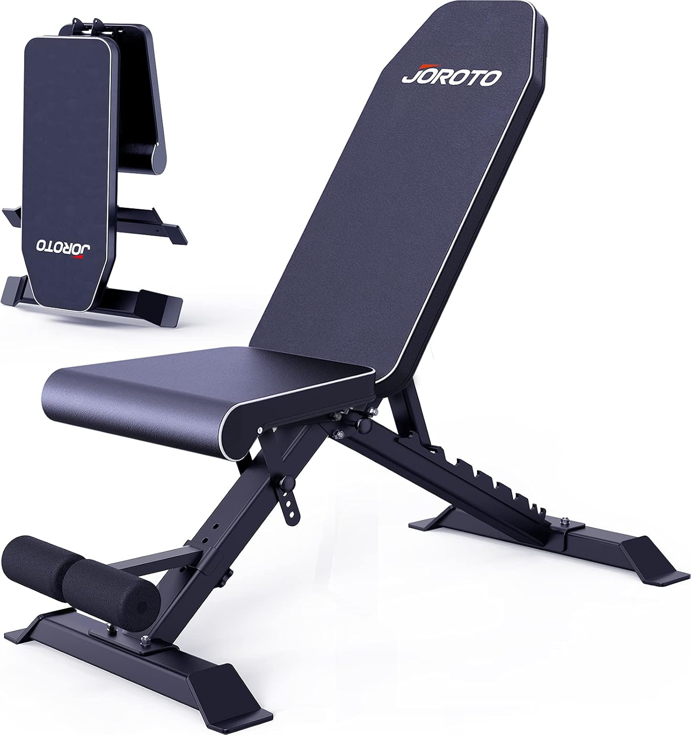JOROTO Adjustable Weight Bench Workout Bench for Full Body Foldable Multi-purpose Strength Training Incline Decline Exercise Bench Press for Home Gym, 700lbs Capacity : Sports & Outdoors