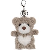 Apricot Lamb Cuddle Bear Cute Keychain, Soft Stuffed Plush Keychain Toys for Kids’ Backpack, Purse