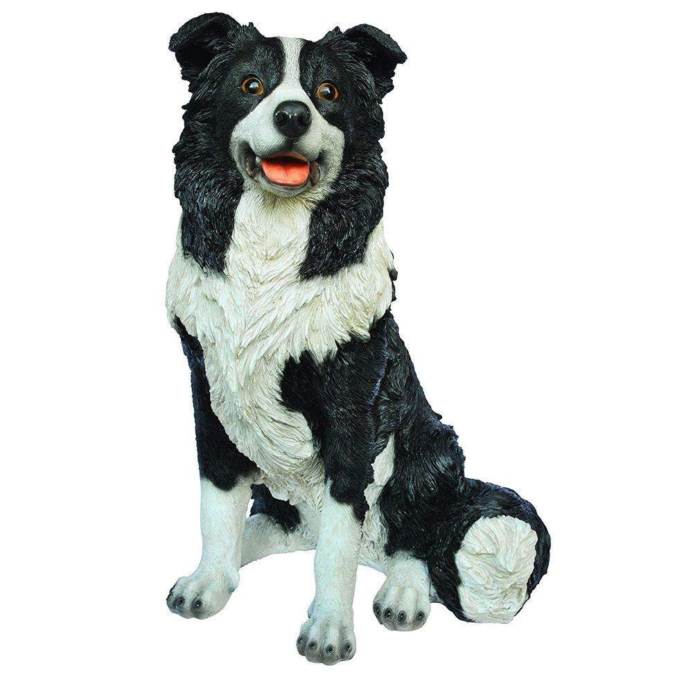 Vivid Arts XRL-SSDG-B Sitting Sheepdog Resin Ornament