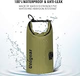 Unigear Waterproof Dry Bag 2L-40L with Phone Case, Adjustable Strap view 2