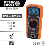 Klein Tools MM325 Digital Multimeter 600V AC/DC Voltage Tester Battery view 2