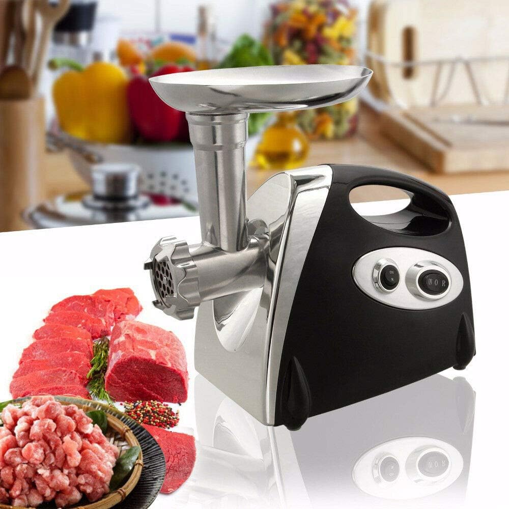 Meat Grinder Electric Beef Mincer Sausage Stuffer Home Appliance 800W Black
