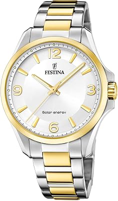 Herrenuhr Analog Solar aus Edelstahl 316l Mehrfarbig