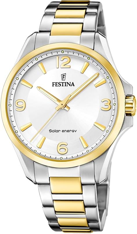 Herrenuhr Analog Solar aus Edelstahl 316l Mehrfarbig