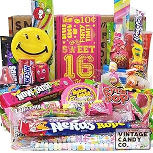 Vintage Candy SWEET 16 BIRTHDAY CANDY GIFT