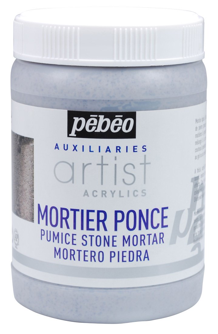 Pebeo 523400 250 ml Pumice Stone Mortar, Grey