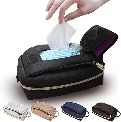 Amazon Monloulou モンルル おむつポーチ おしりふき 時短ポーチ 消臭 おしりふき内蔵型 ブラック おむつポーチ ベビー マタニティ 通販