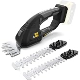 Cordless Hedge Trimmer &amp; Grass Trimmer for DEWALT 20V Battery (Tool Only) | 2-In-1 Electric Hedge Trimmer Cordless , Bush Trimmer Grass Shears Handheld for Yard, Garden, Lawn