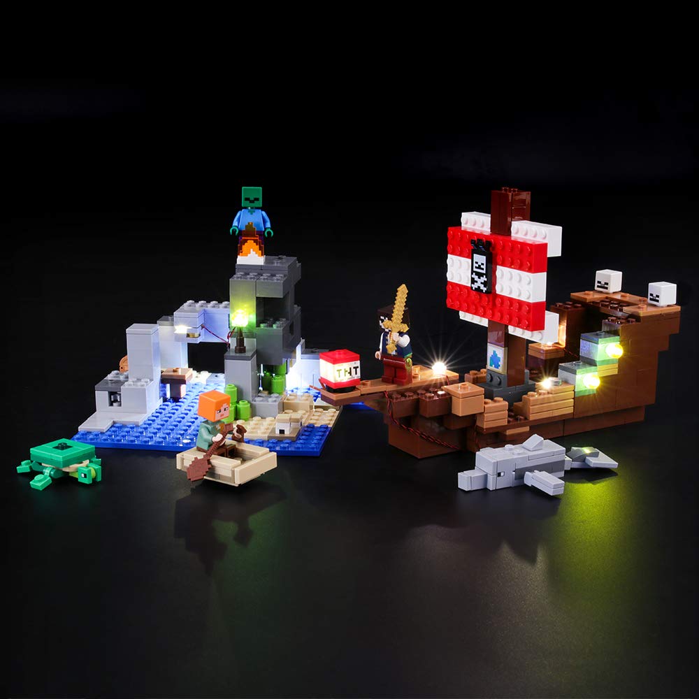 Which Is The Best Lego Minecraft The Pirate Ship Adventure 21152 Building Kit
