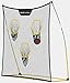SKLZ Quickster QB Football Trainer Net w/ Target. Ultra-Portable, Quick Setup. 7” x 7”.