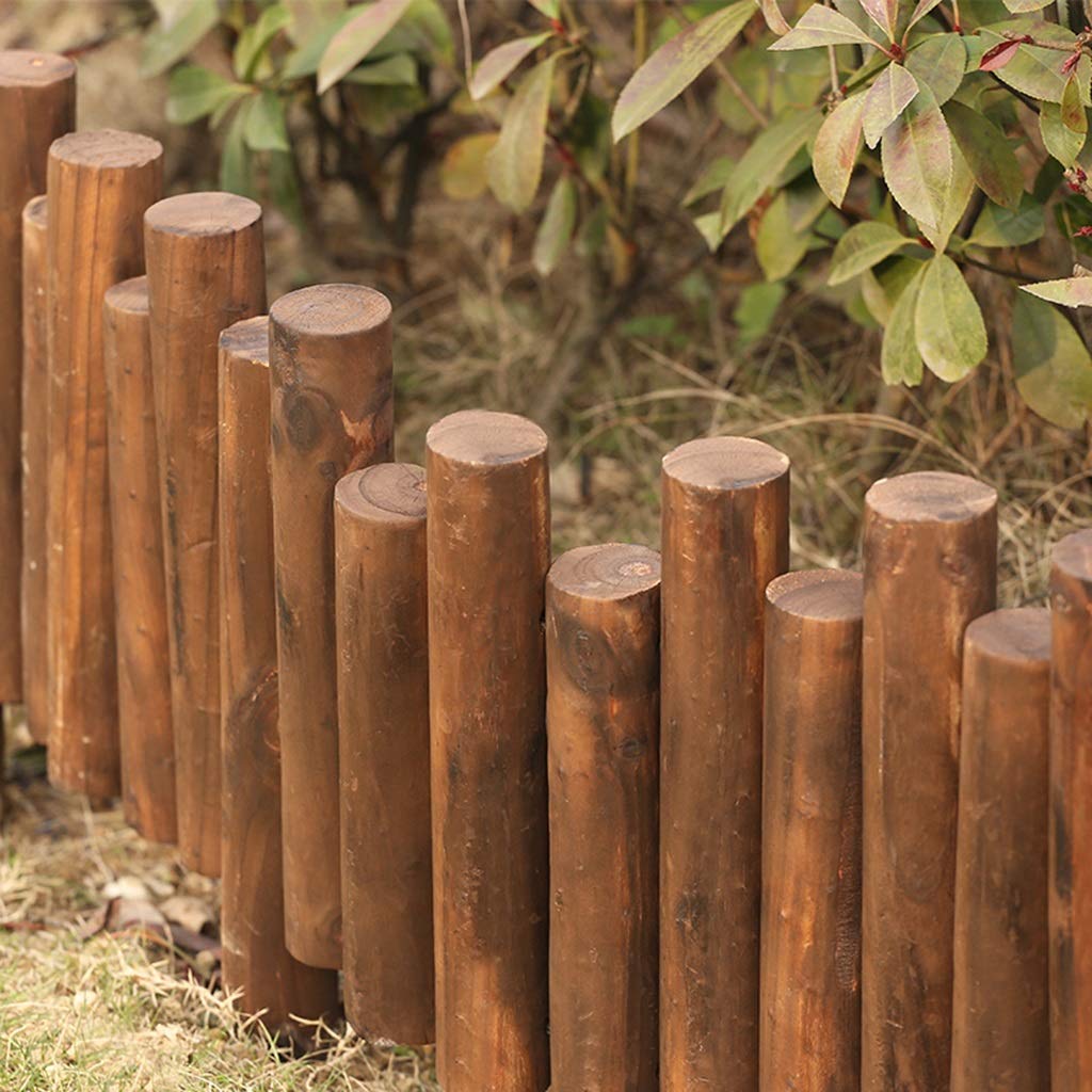 LXFYMX Vallas para Jardin Césped de Madera Efecto jardín Borde ...