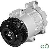 Air Conditioner A/C Compressor with Clutch for Toyota Camry 2.5L 2012-2017, Rav4 2.5L 2009 2010 2011 2012, Replace CO11303C