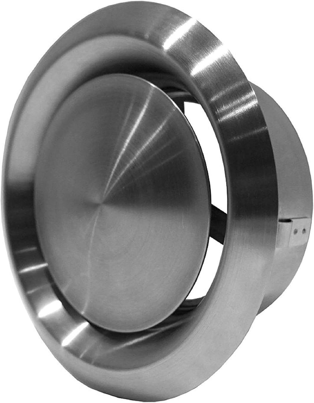 4" Stainless Steel Vents Round Adjustable Stainless Steel Wall