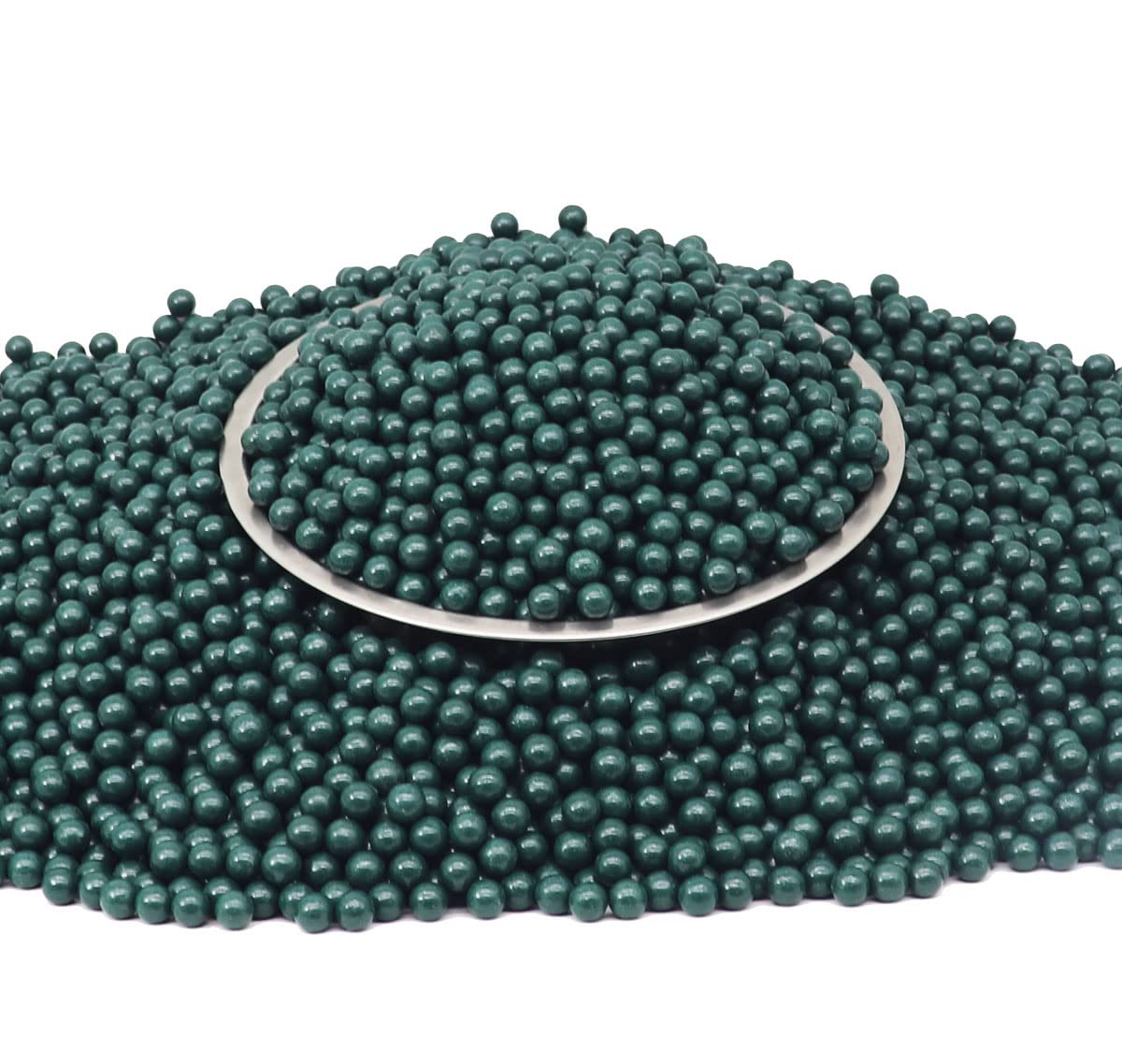 KuTi Kai 9mm Mud Slingshot Balls Hard Clay Ball Catapult Sling Shot Ball for Shooting Target Practice (Green, 0.5kg/Pack)