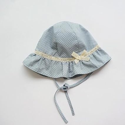Chapeau Bebe Fille Bebe Chapeau Coton Vague Point Petit Chapeau De Pecheur Frais Couvrir Le Chapeau De Soleil Amazon Fr Sports Et Loisirs