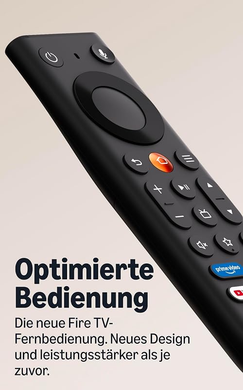 Fire TV Stick 4K (neueste Generation), einfaches 4K-Streaming, neue Fire TV-Fernbedienung, alle Apps an einem Ort, Free- und Live-TV, Sendungen schneller finden mit Alexa+