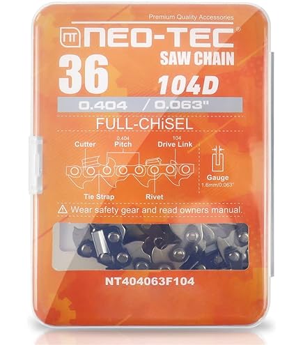 Amazon.com: 8TEN Full Chisel Chainsaw Chain 36 Inch .063