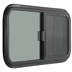OUTPRIZE Horizontal RV Window, 24" W x 20" H Tinted