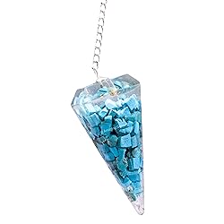 Turquoise Orgone Crystal Pendulums for Divination