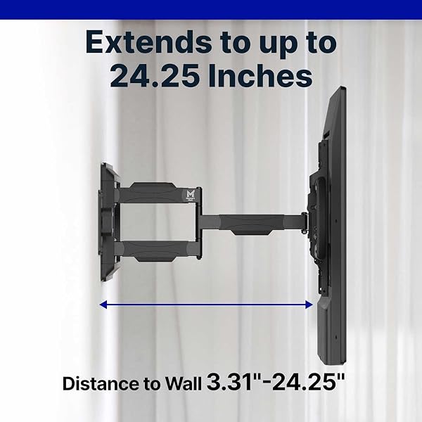 MEMBER’S MARK FULL MOTION EXTENDED TV WALL MOUNT W/SWIVEL ARMS FOR 32″-100″ TVS