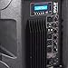 Pyle PPHP155ST Wireless Portable PA Speaker System – 1500W High Powered Bluetooth Compatible Active Outdoor Sound Speakers w/ USB SD MP3 RCA – 35mm Mount, Stand, Microphone, Power Cable, Black, 15″thumb 3