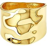 AYWFCBF Bangle Bracelets for Women | 14K Gold Plated Trendy Wide Bracelets | Hinged Arm Cuff Bangles Chunky Bracelet for Women