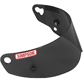 Simpson Racing 89401A Super Bandit A Smoke Helmet Shield