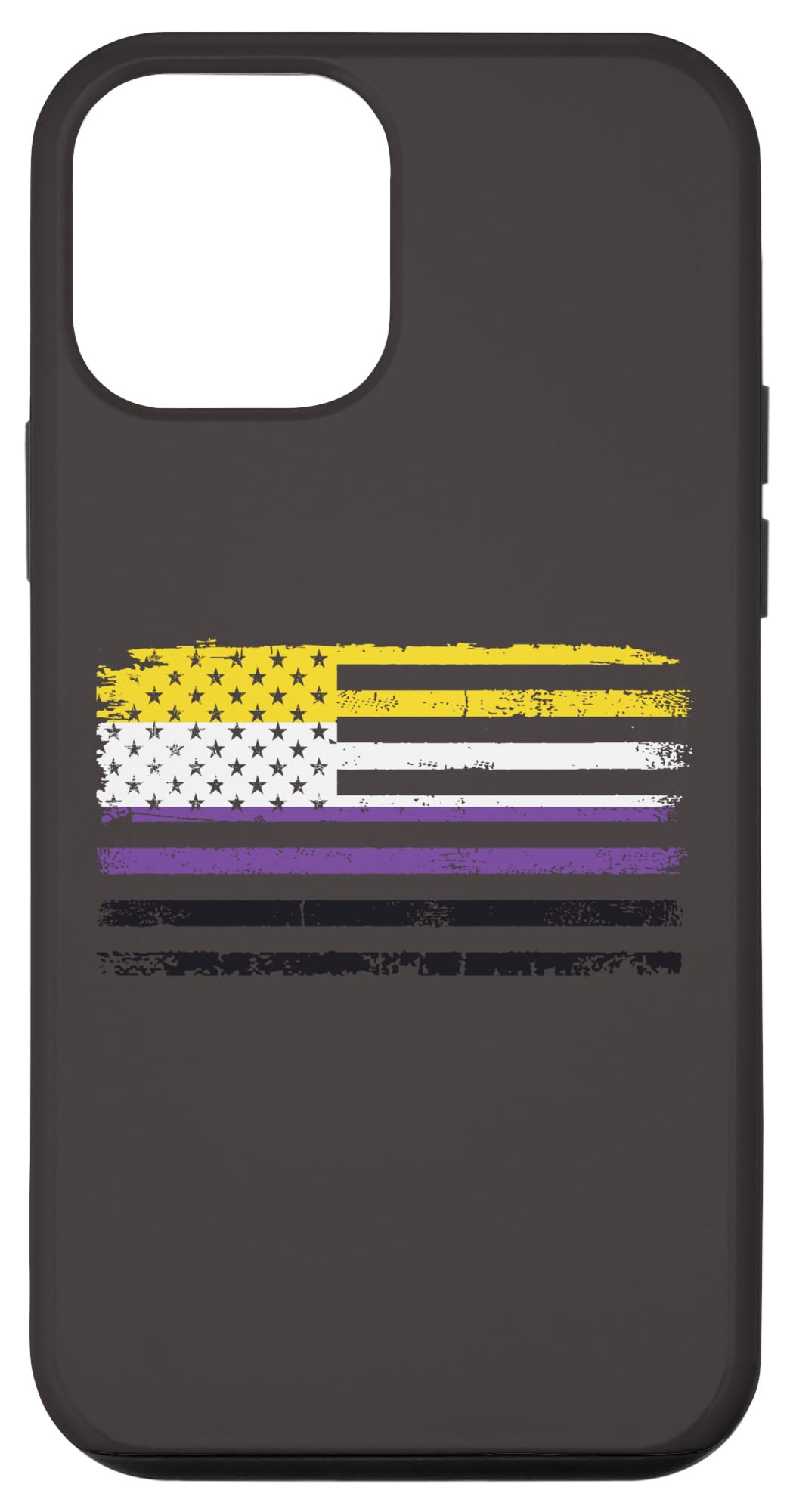 iPhone 12 mini Non Binary USA Flag Case